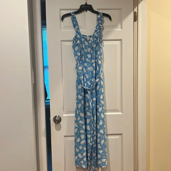 Faithful the Brand Floral Wide Leg Cropped Jumpsuit - Picture 1 of 10